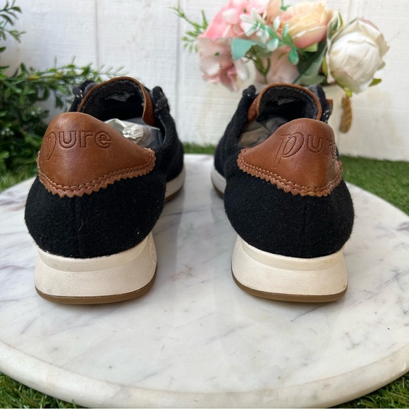 PAUL GREEN Kalista sneakers in Black Cognac Size US  6.5 UK 4 women’s like new - Picture 7 of 16